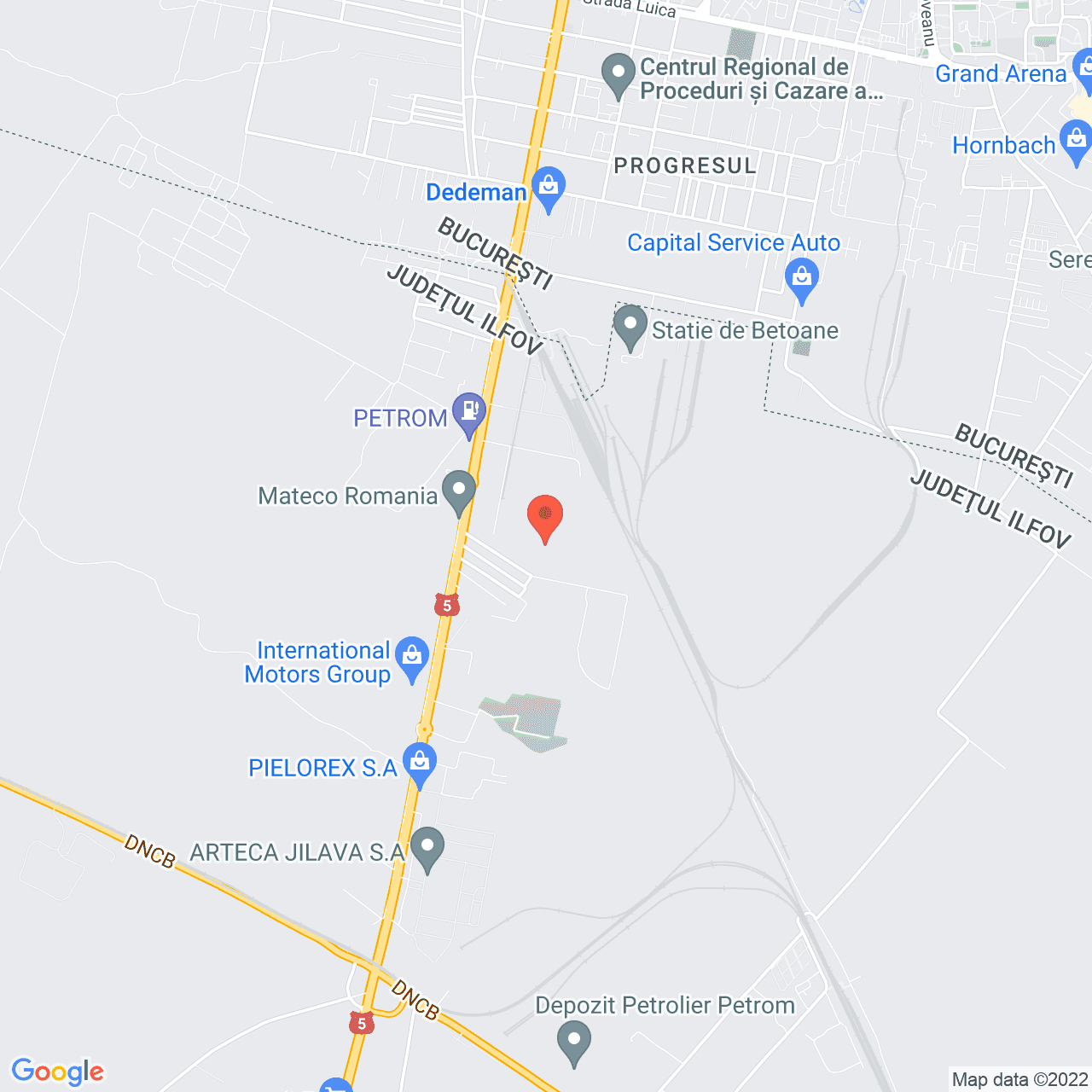 Poza harta streetview, zoom 14, adresa Giurgiului 5, Jilava, judetul Bucuresti Ilfov