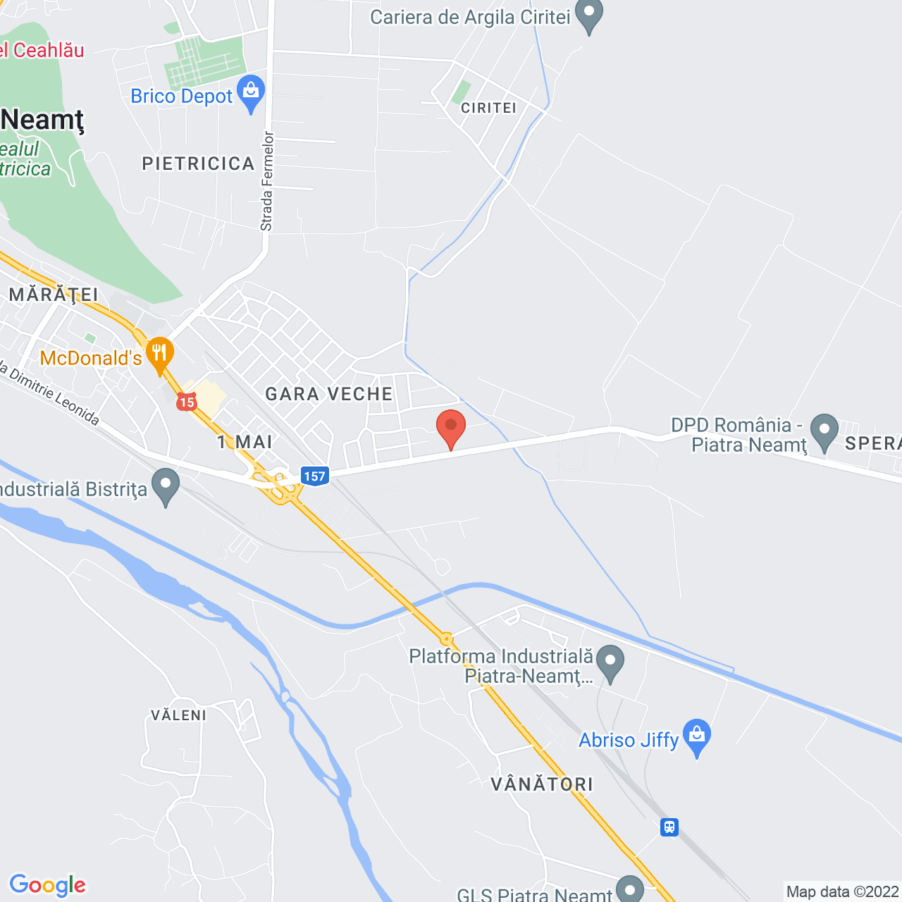 Poza harta streetview, zoom 14, adresa Piatra-Neamt, judetul Neamt