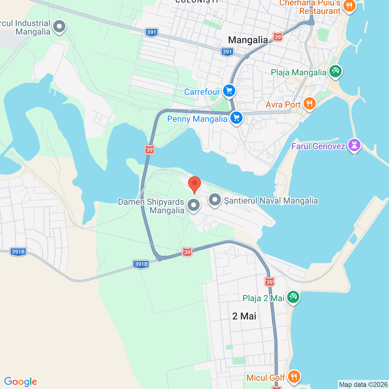 Poza harta streetview, zoom 14, adresa Mangalia Constanta, , judetul 