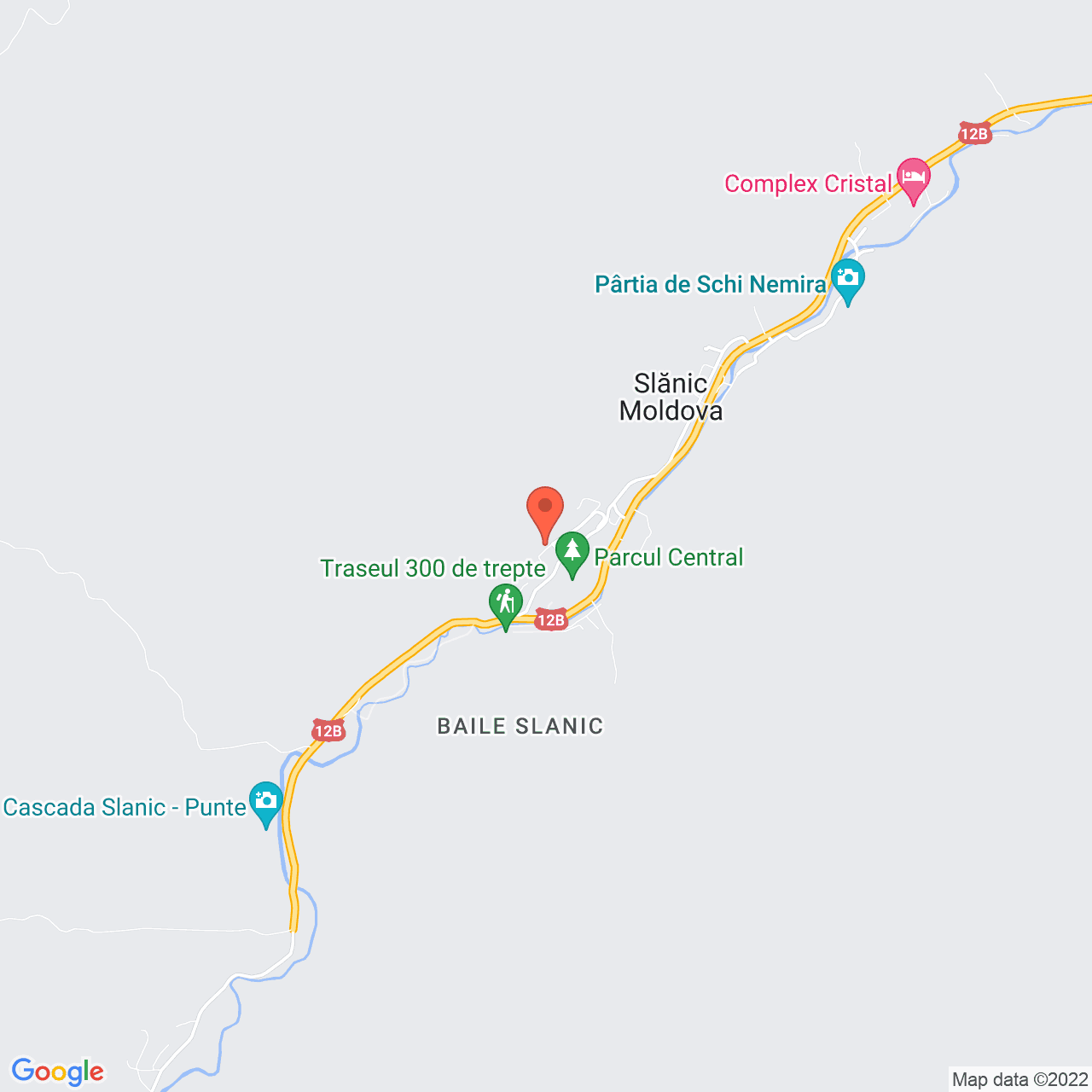 Poza harta streetview, zoom 14, adresa Slanic-Moldova, judetul Bacau