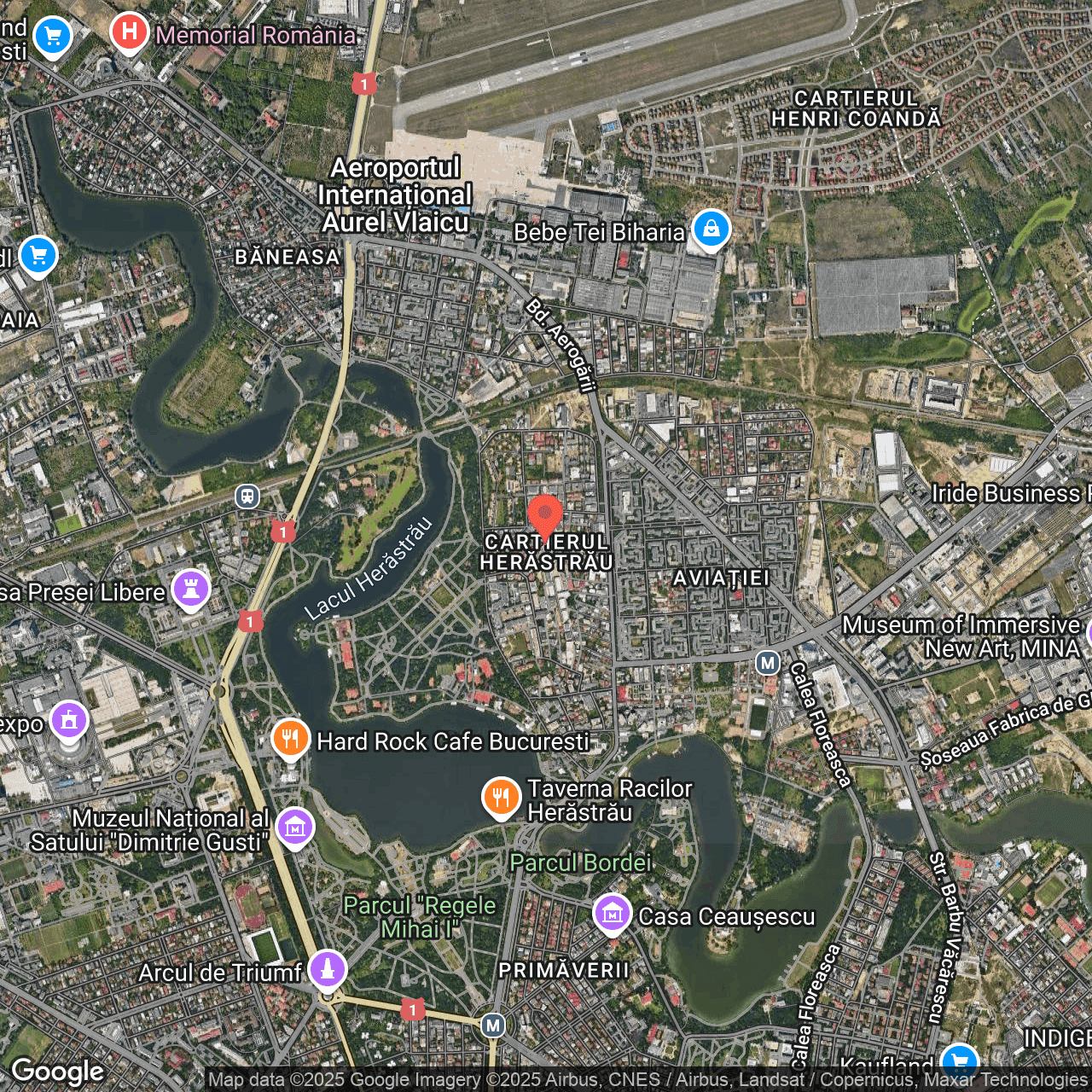 Poza harta hybrid, zoom 14, adresa București, Șos. Nordului nr. 96U, , judetul