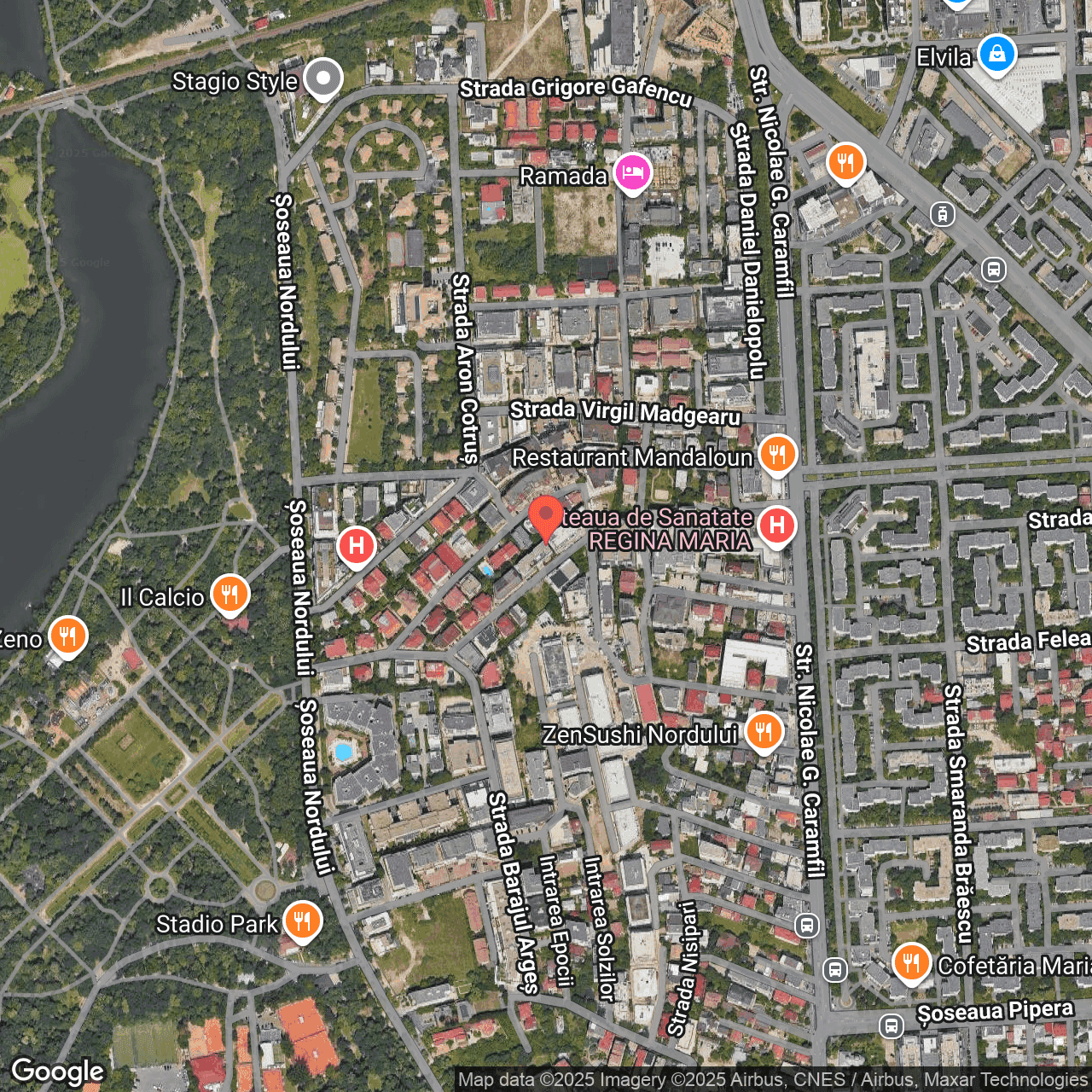 Poza harta hybrid, zoom 16, adresa București, Șos. Nordului nr. 96U, , judetul