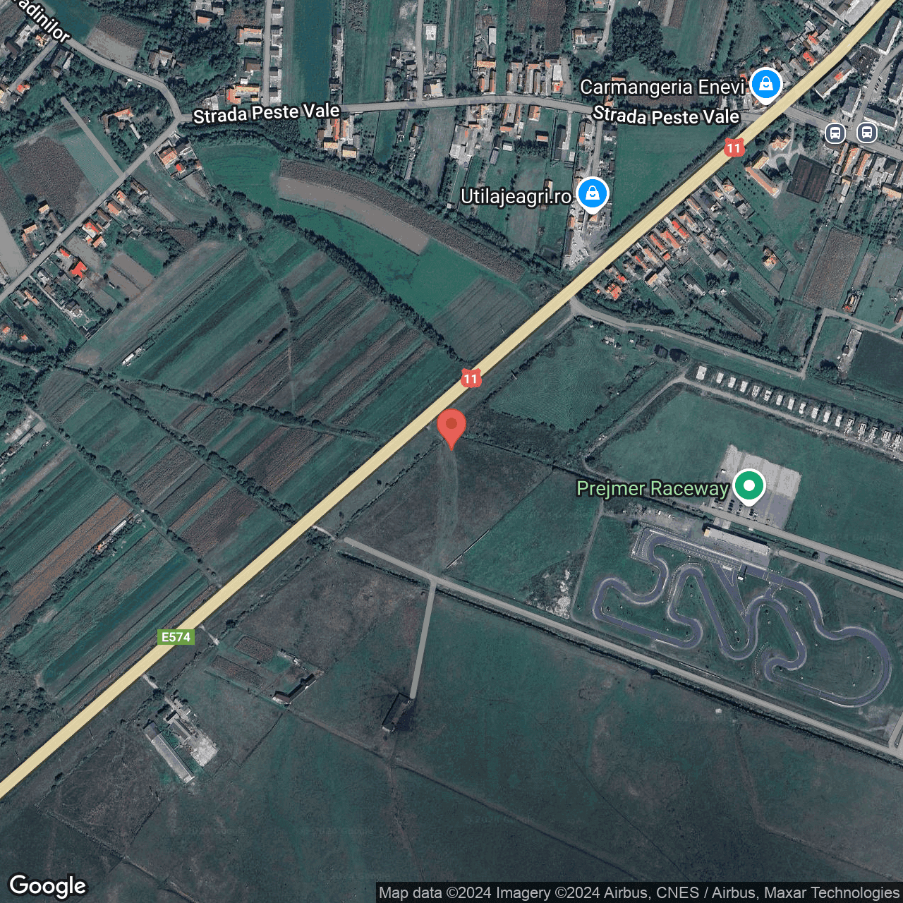 Poza harta hybrid, zoom 16, adresa Prejmer, , judetul