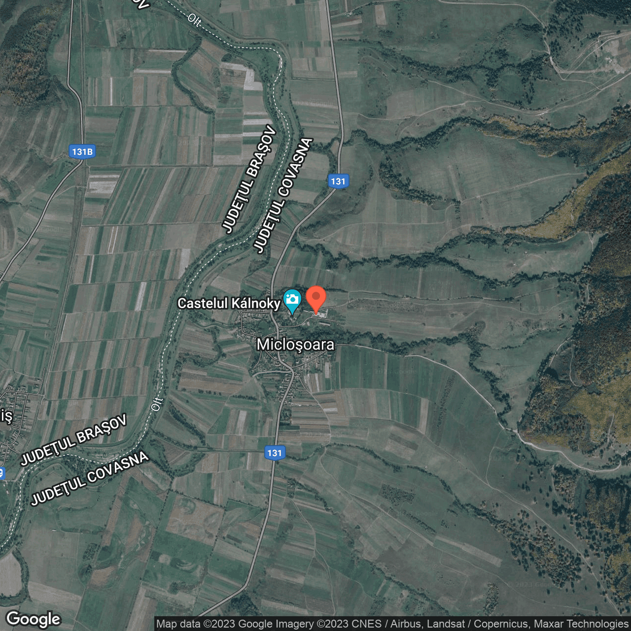 Poza harta hybrid, zoom 14, adresa Laterala 201 Miclosoara, , judetul