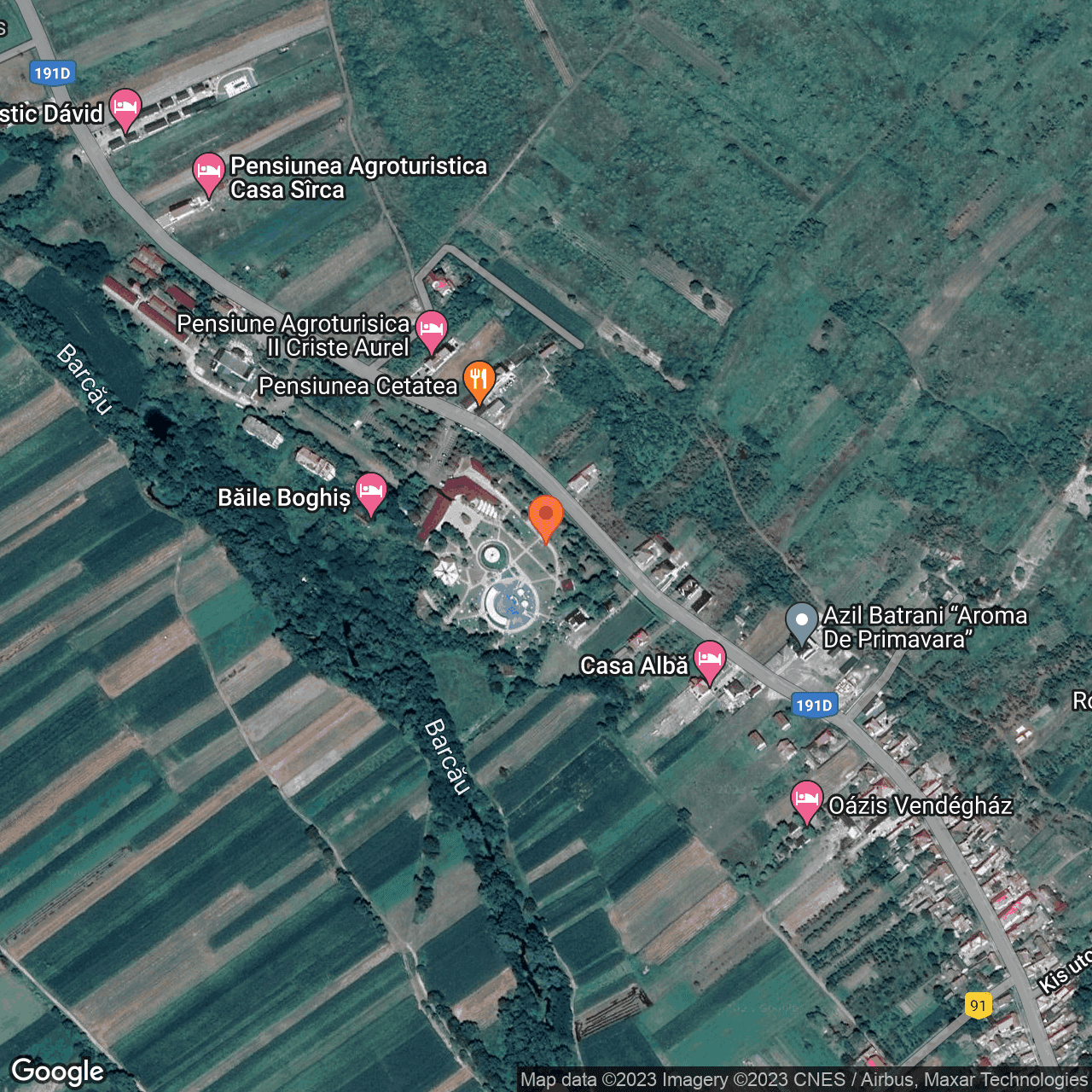 Poza harta hybrid, zoom 16, adresa Boghis, , judetul