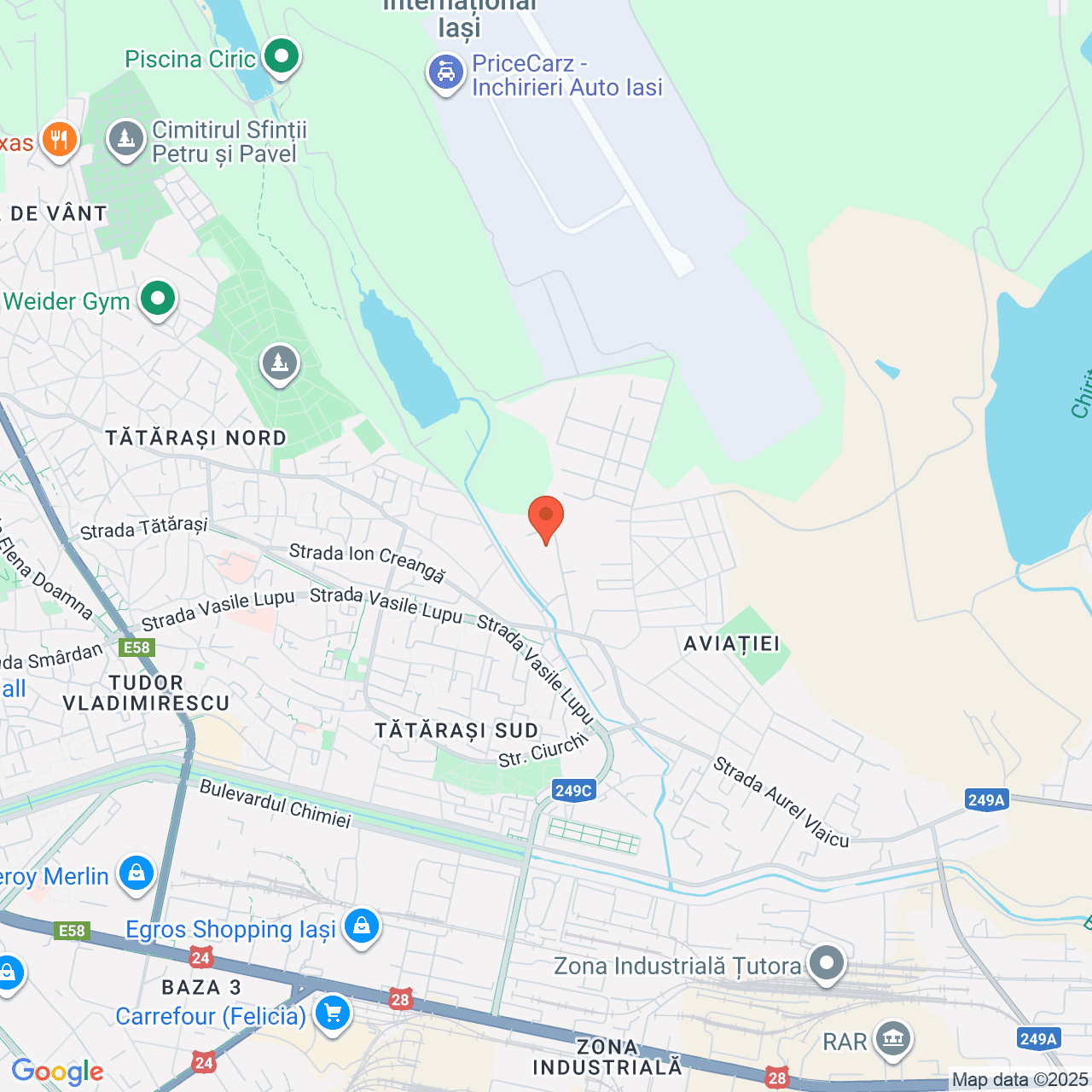 Poza harta streetview, zoom 14, adresa Iasi, Str. Fantanilor, Nr. 37-63, , judetul