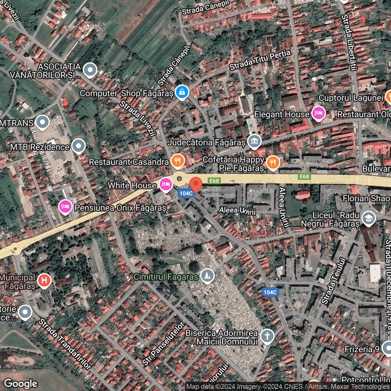 Poza harta hybrid, zoom 16, adresa Făgăraș, strada Octavian Paler, Bl. S10, , judetul