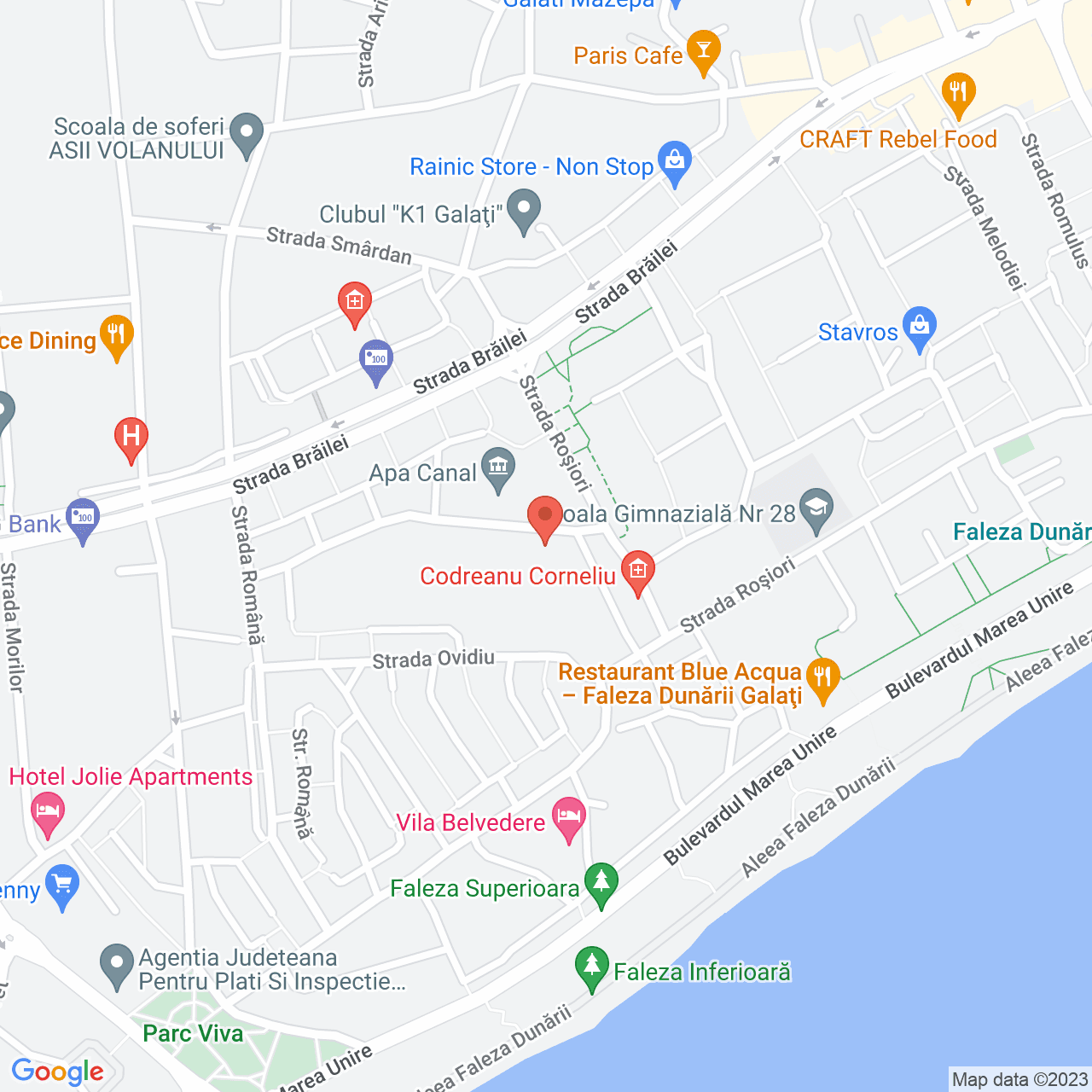 Poza harta streetview, zoom 16, adresa Galati, , judetul