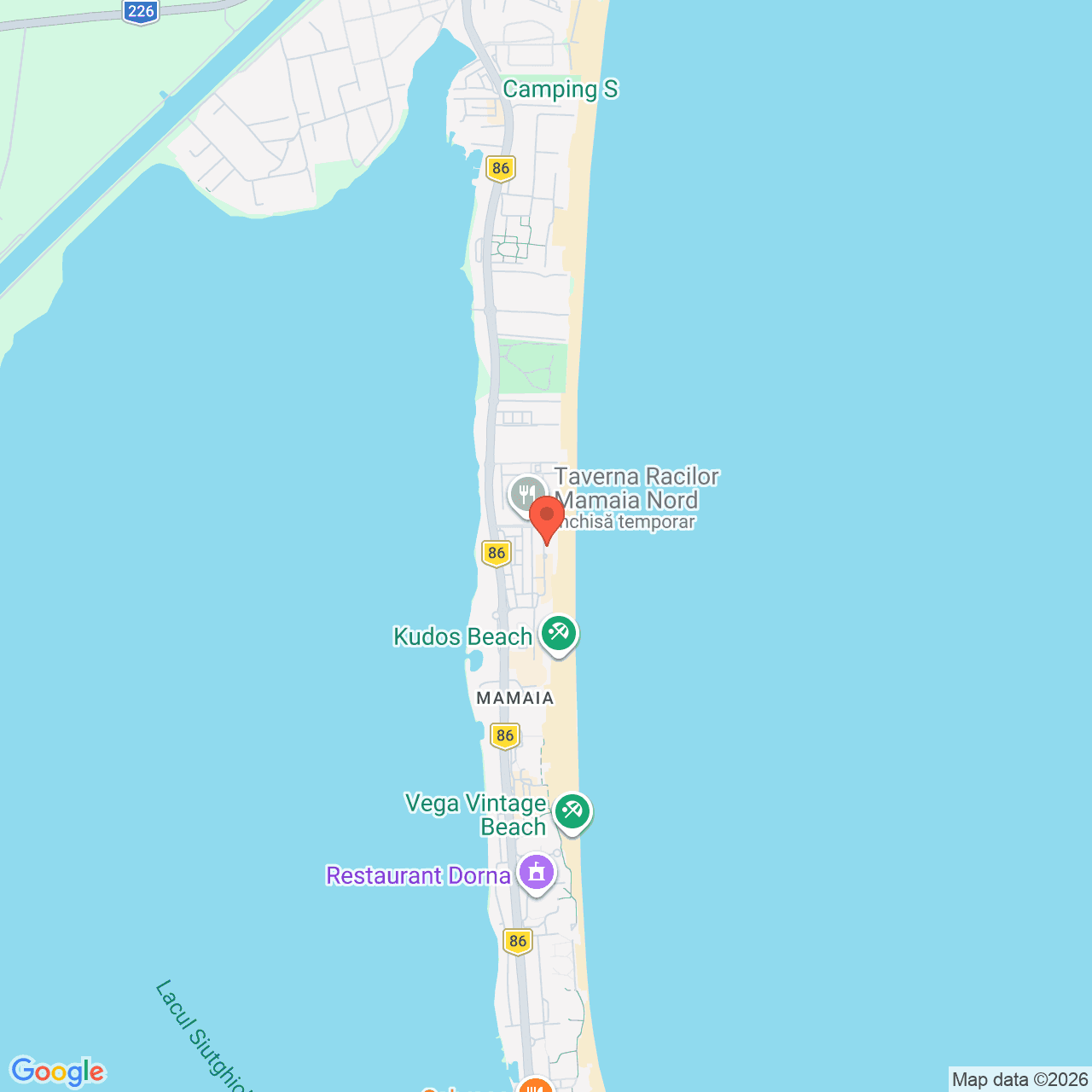 Poza harta streetview, zoom 14, adresa Mamaia, Aleea Lamia, nr. 4 Constanta, , judetul