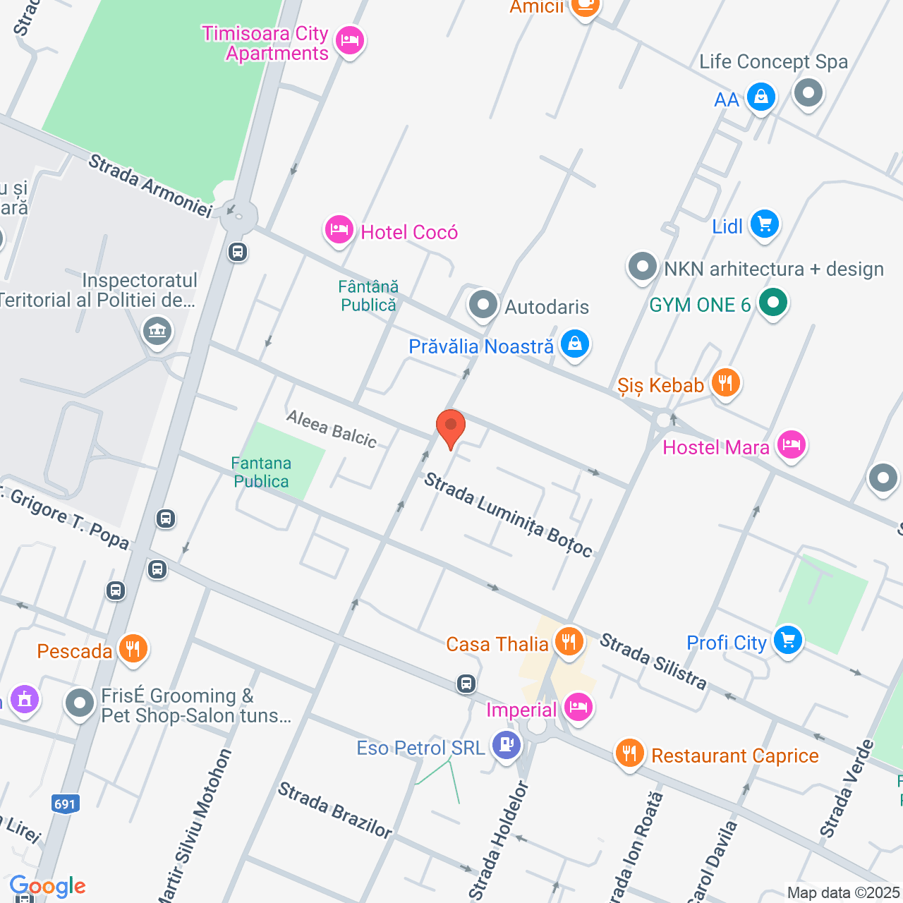 Poza harta streetview, zoom 16, adresa Timisoara, Str. Constantin cel Mare, Bl. A13, , judetul