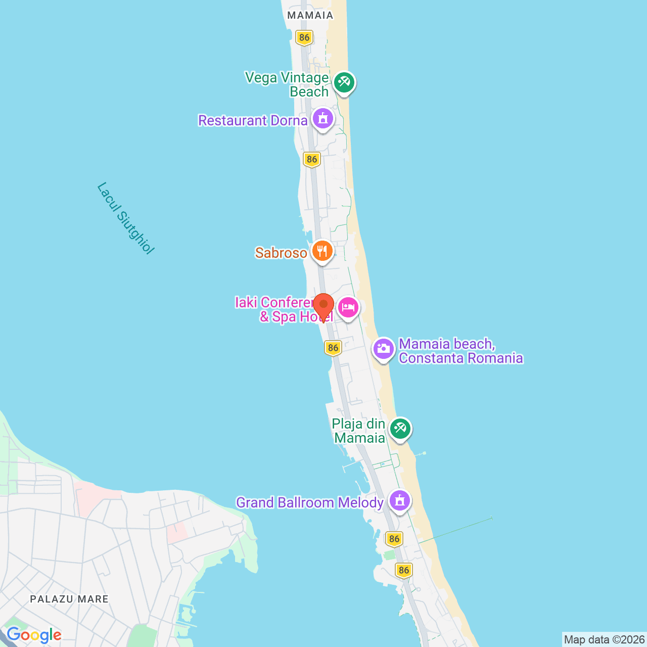 Poza harta streetview, zoom 14, adresa Mamaia, Bld. Mamaia, Nr. 415, , judetul