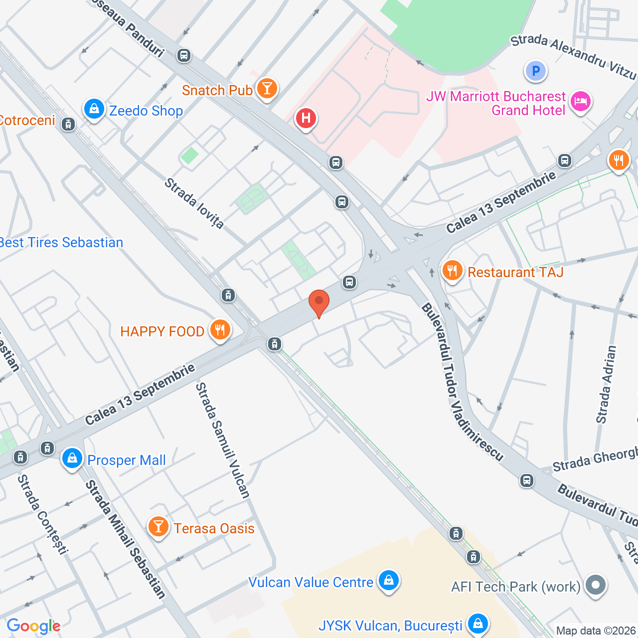 Poza harta streetview, zoom 16, adresa București, Sectorul 5, Calea 13 Septembrie nr. 133, , judetul