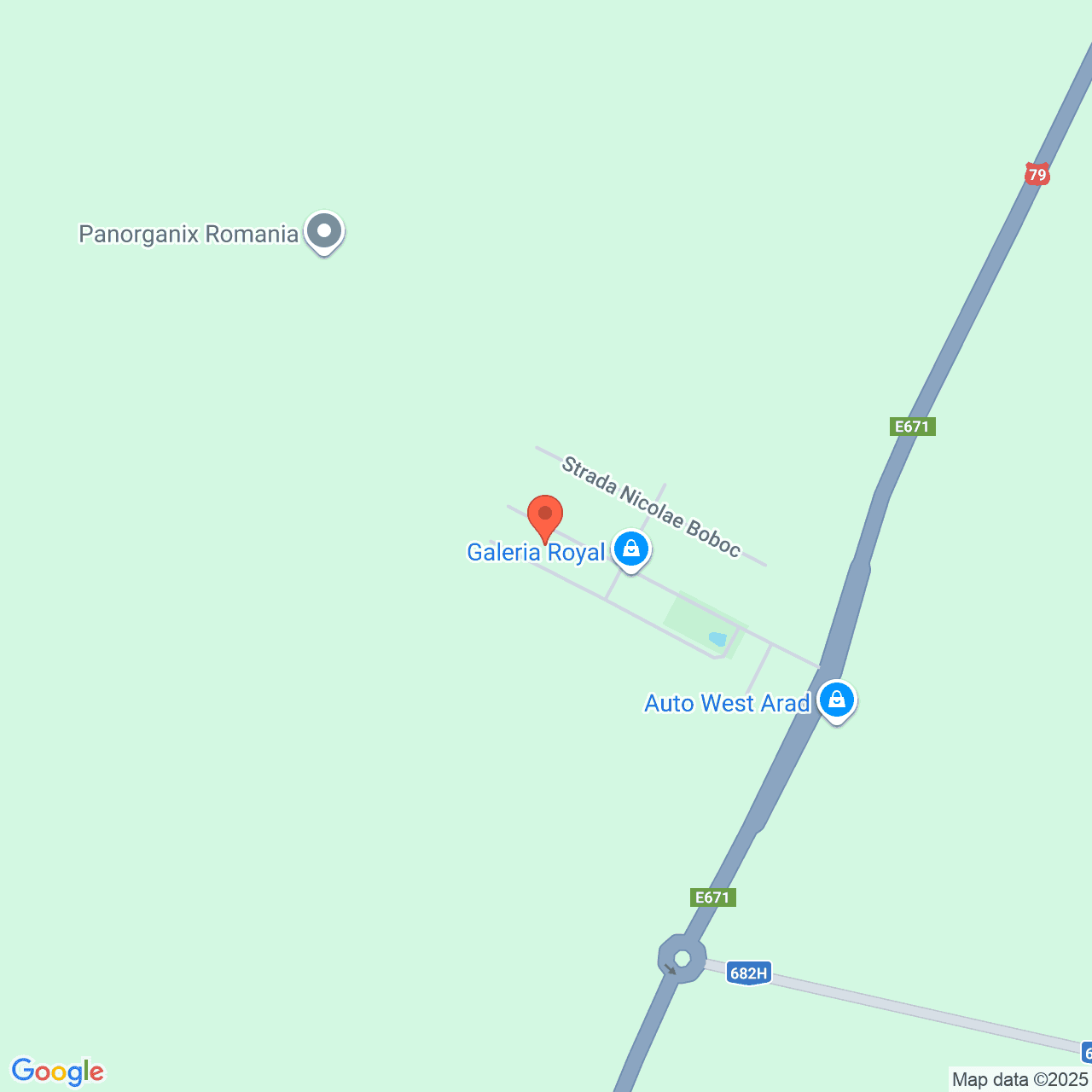 Poza harta streetview, zoom 16, adresa Arad, Cartierul Verde, , judetul