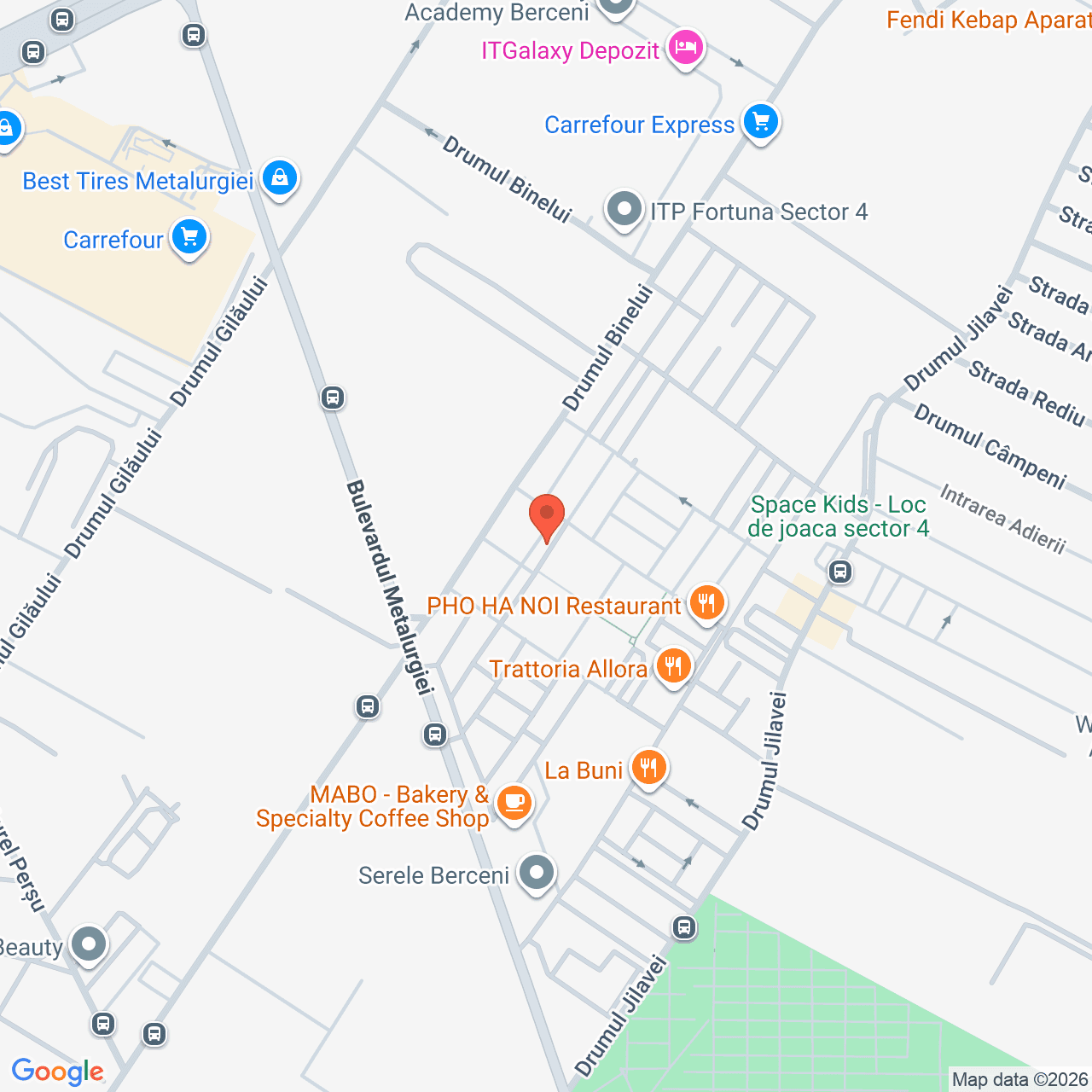 Poza harta streetview, zoom 16, adresa Bucuresti, Drumul Binelui nr. 45-47, , judetul