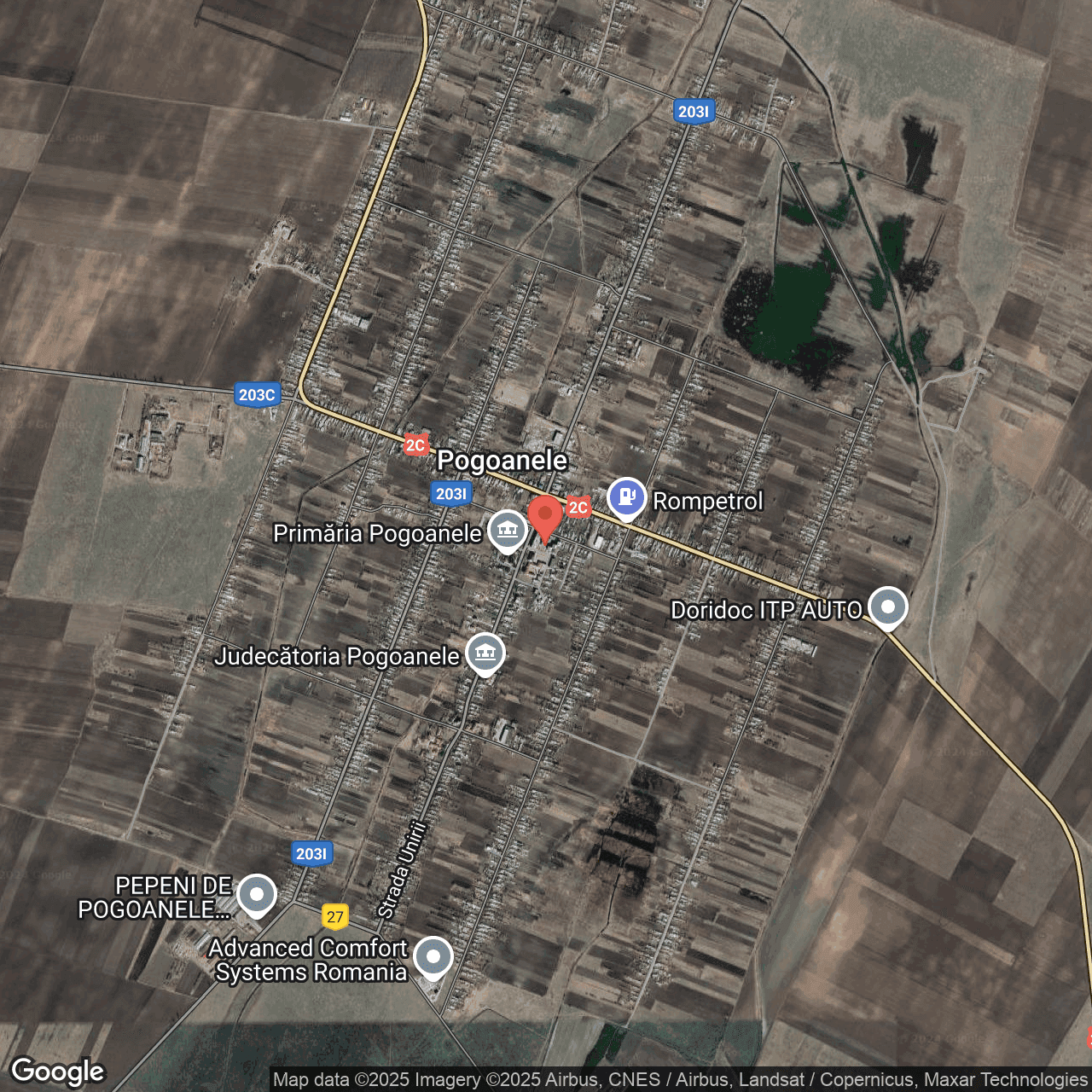 Poza harta hybrid, zoom 14, adresa Pogoanele, str. Libertății bl. 11, , judetul
