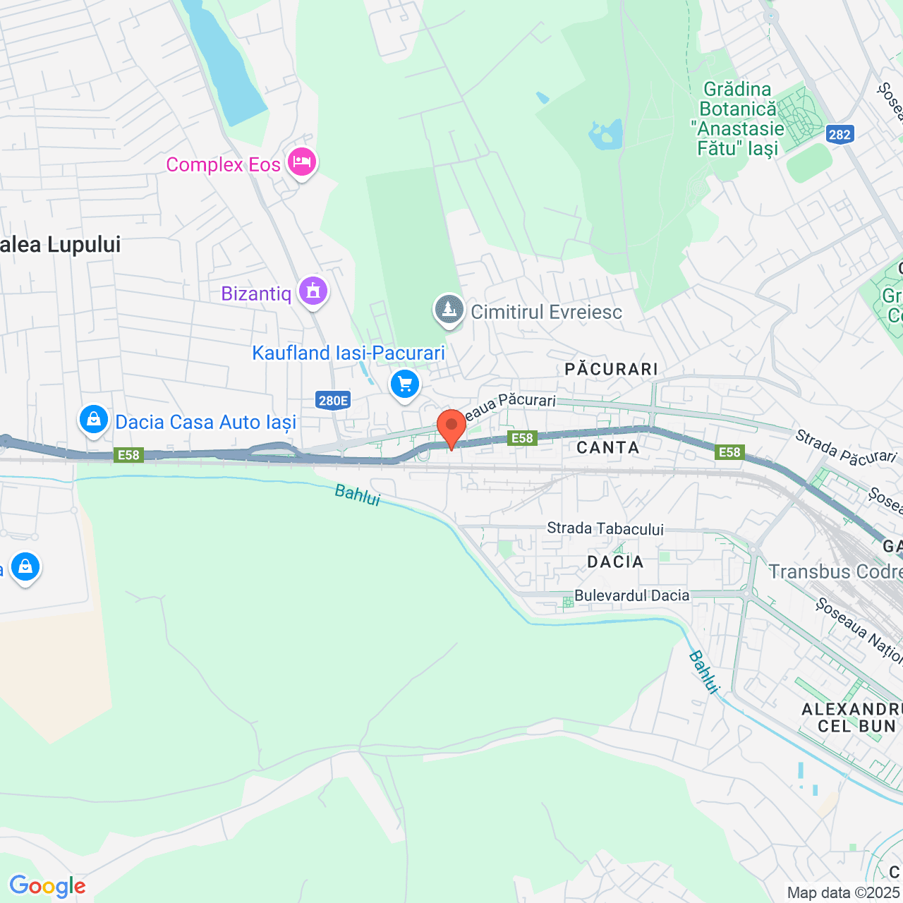 Poza harta streetview, zoom 14, adresa Iaşi, str. Canta 51, bl. 520, , judetul