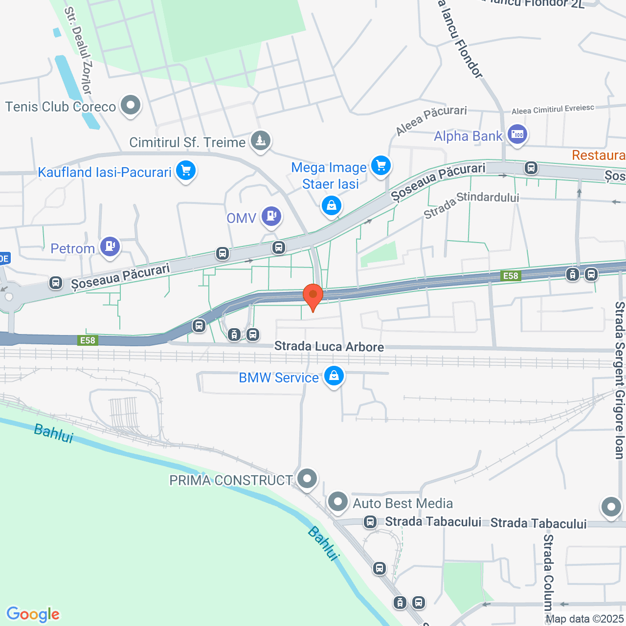 Poza harta streetview, zoom 16, adresa Iaşi, str. Canta 51, bl. 520, , judetul