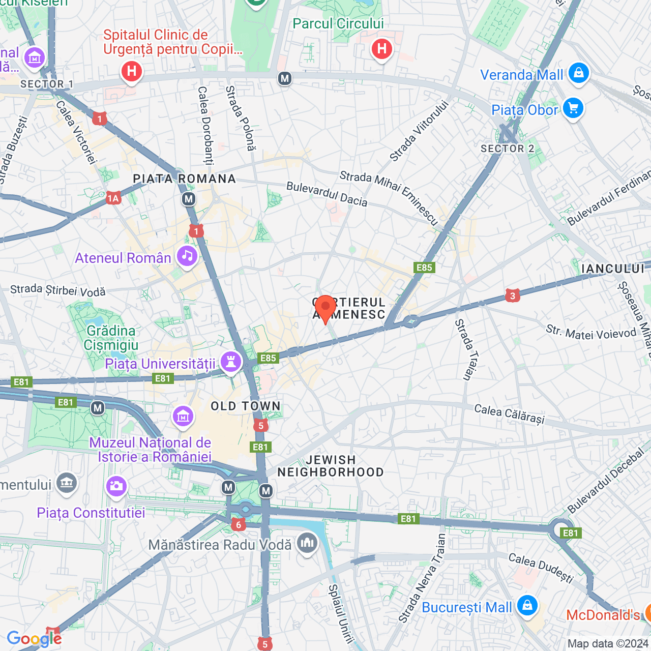 Poza harta streetview, zoom 14, adresa Bucuresti Sectorul 2, Strada SAGETII, Nr.9, , judetul