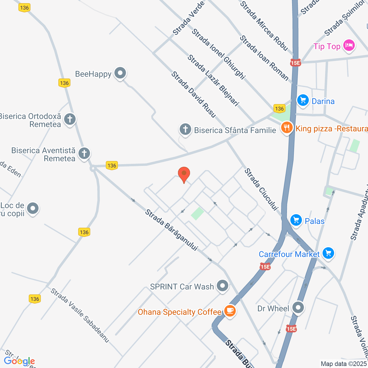 Poza harta streetview, zoom 16, adresa argu Mures, Str Ion Mihut, Nr. 12, , judetul