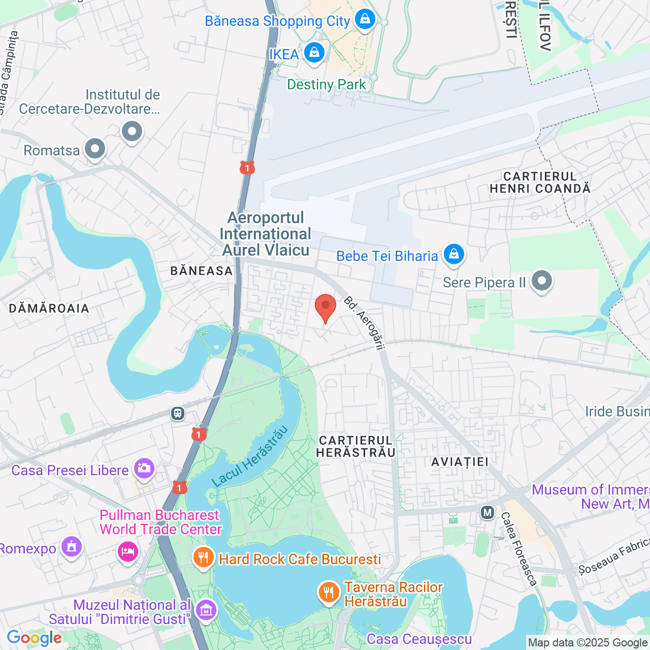 Poza harta streetview, zoom 14, adresa str. Amiral Horia Măcelariu, nr.55, Sector 1, Bucurest, , judetul