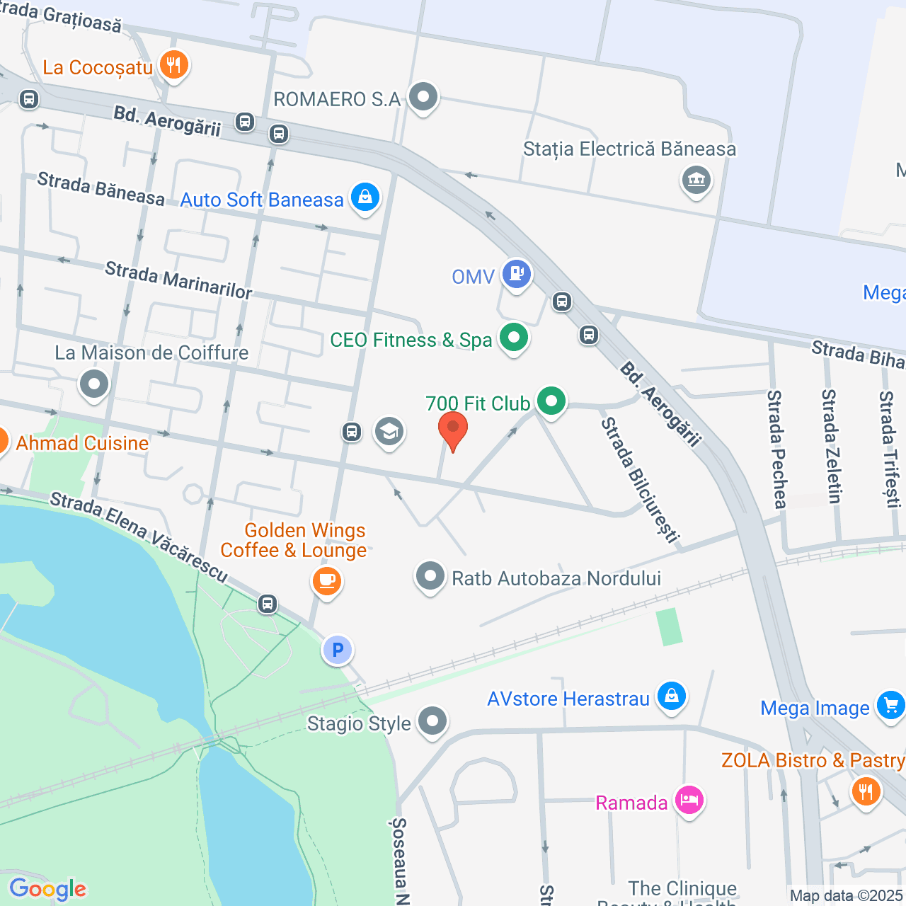 Poza harta streetview, zoom 16, adresa str. Amiral Horia Măcelariu, nr.55, Sector 1, Bucurest, , judetul