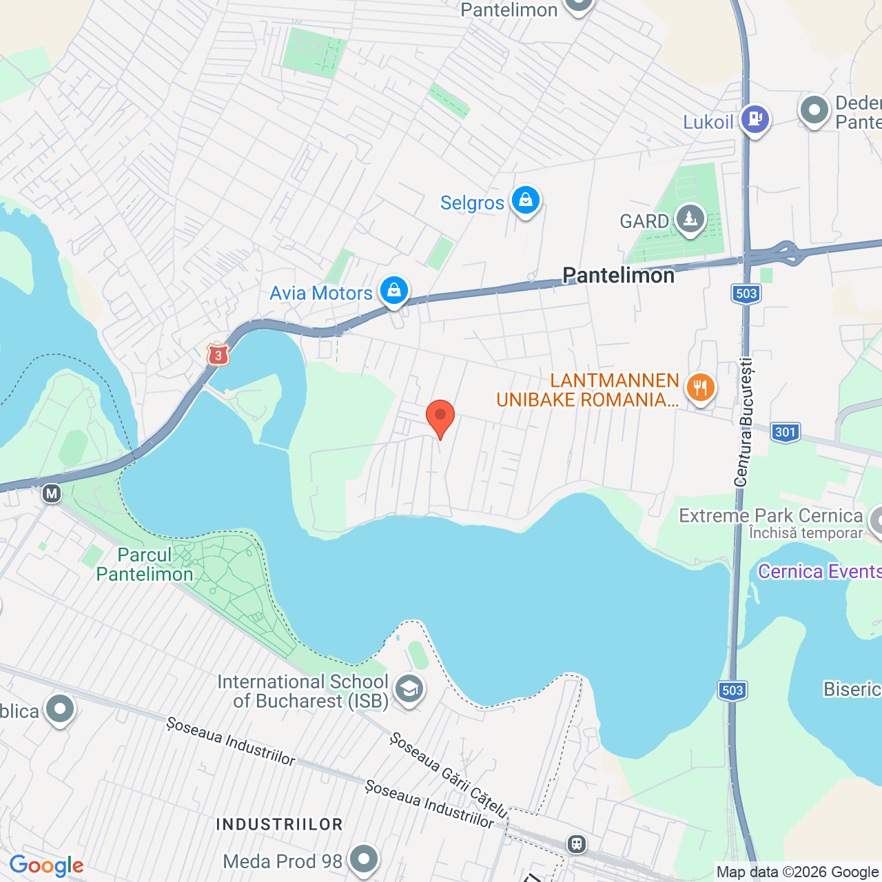 Poza harta streetview, zoom 14, adresa Str. Olimp nr. 8 Pantelimon Ilfov, , judetul