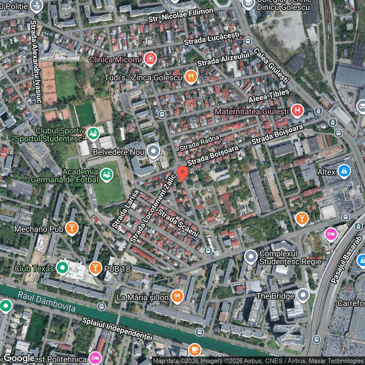 Poza harta hybrid, zoom 16, adresa Bucuresti, strada Inginer Cristian Pascal nr. 17, , judetul