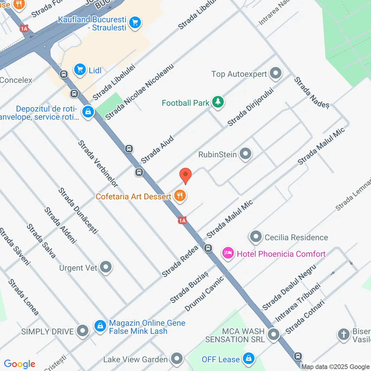 Poza harta streetview, zoom 16, adresa Șos. București – Târgoviste, Nr. 22B, Sector 1, , judetul