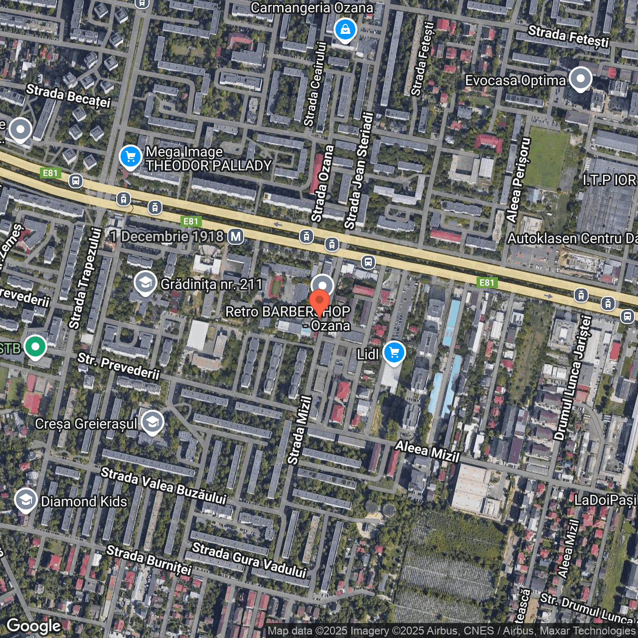 Poza harta hybrid, zoom 16, adresa Bucuresti, Str. Mizil nr.2A, , judetul