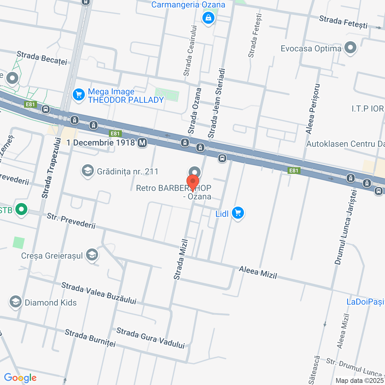 Poza harta streetview, zoom 16, adresa Bucuresti, Str. Mizil nr.2A, , judetul