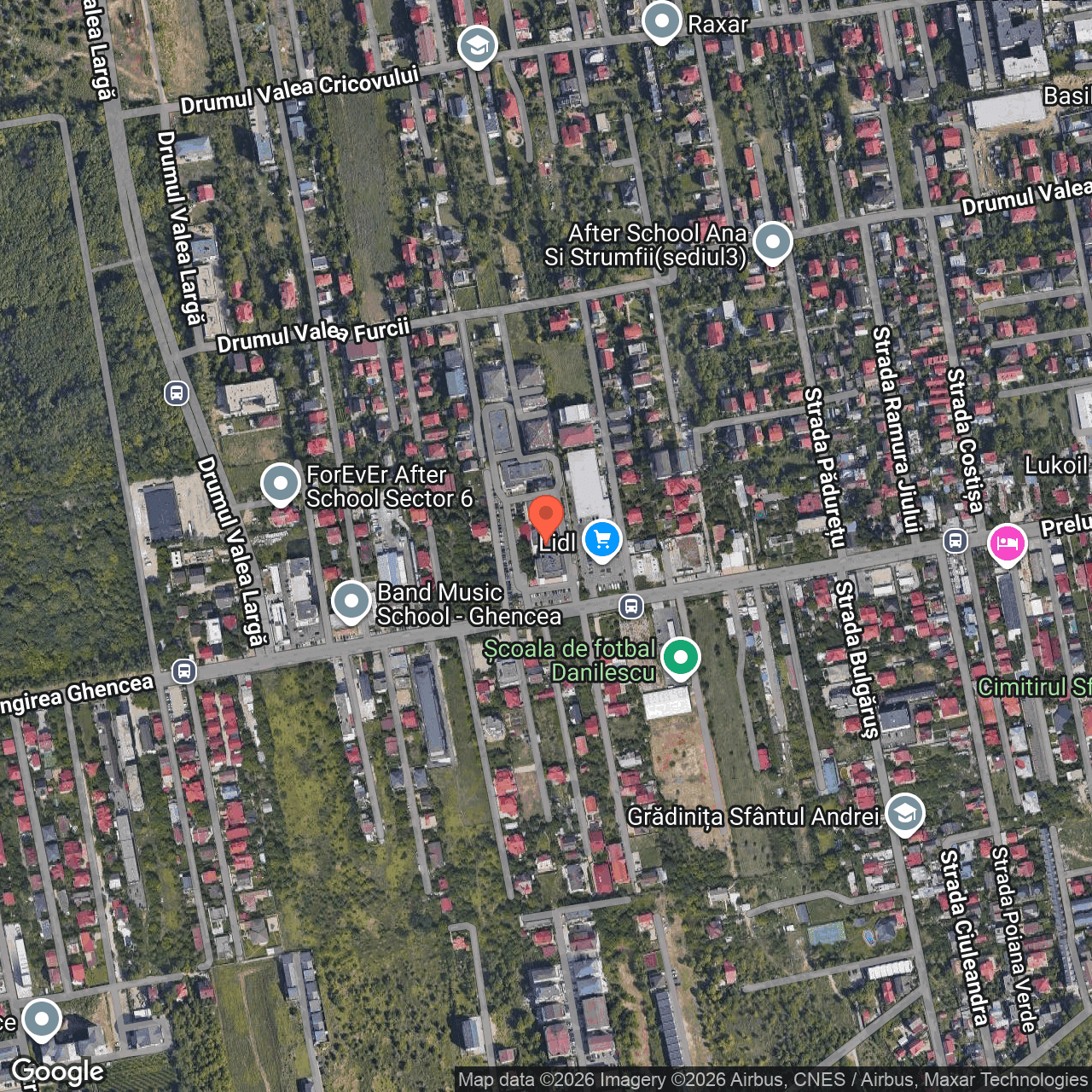 Poza harta hybrid, zoom 16, adresa Bucuresti str. Prelungirea Ghencea nr.94-100, , judetul