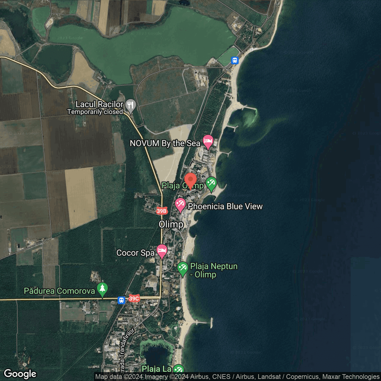 Poza harta hybrid, zoom 14, adresa Strada Olimp Olimp, , judetul