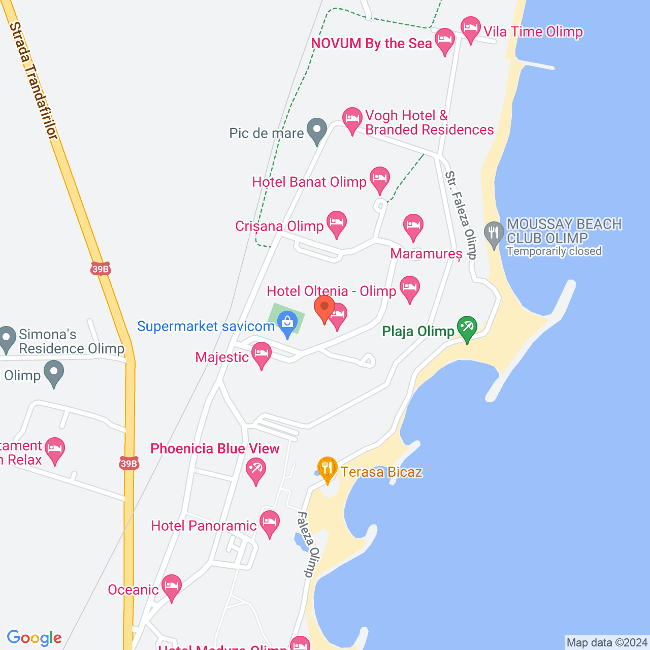 Poza harta streetview, zoom 16, adresa Strada Olimp Olimp, , judetul