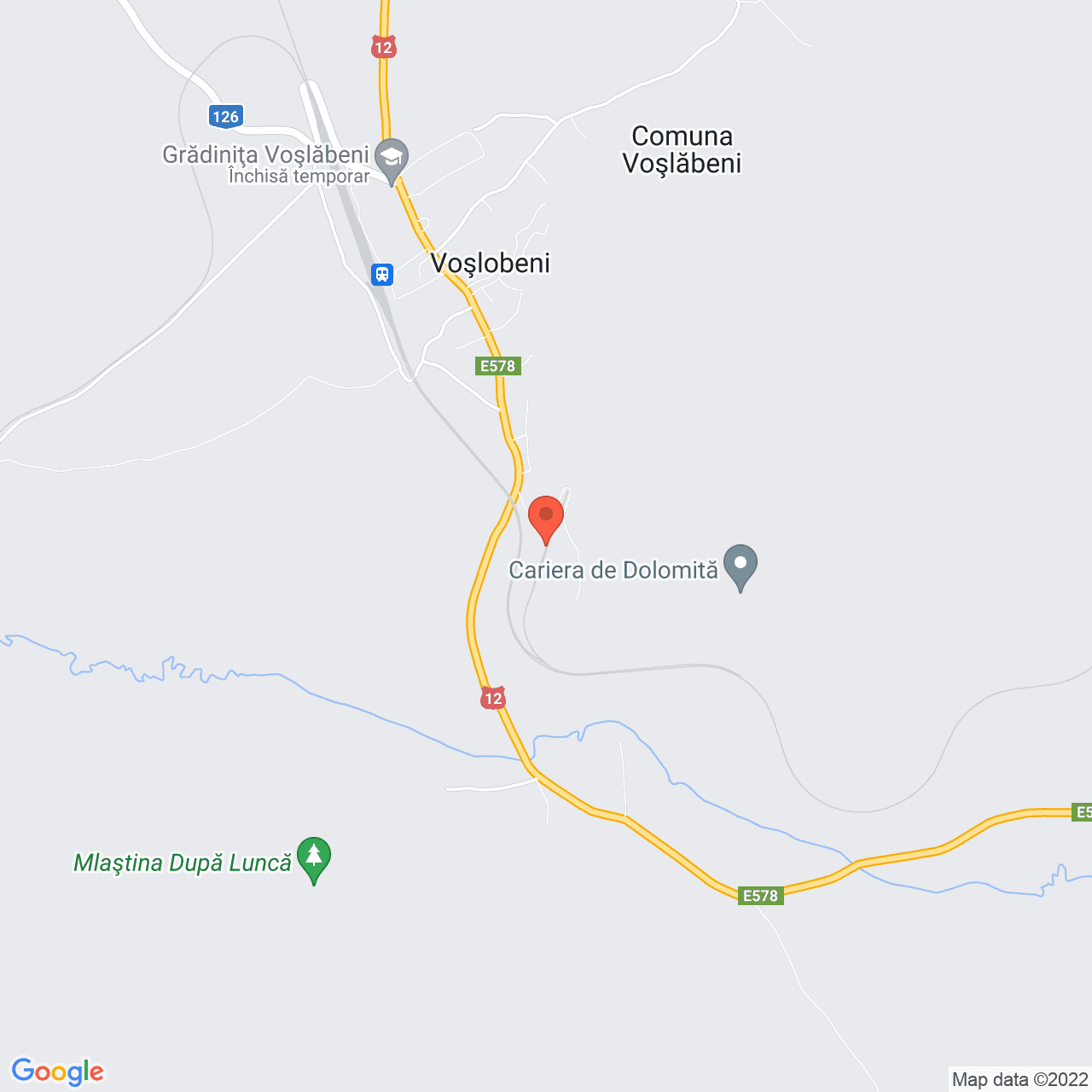 Poza harta streetview, zoom 14, adresa Voslabeni, judetul Harghita