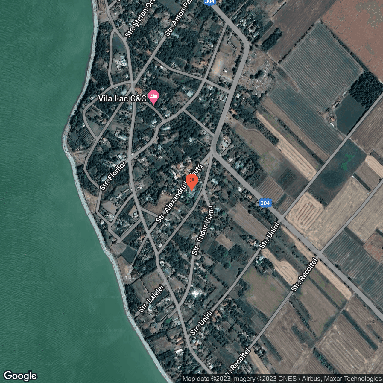 Poza harta hybrid, zoom 16, adresa Dorobanti Calarasi, , judetul