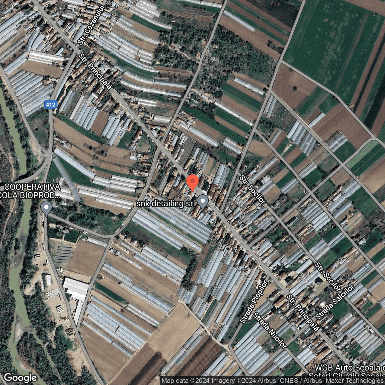 Poza harta hybrid, zoom 16, adresa Colibași, str. Principală nr. 347, jud. Giurgiu, , judetul