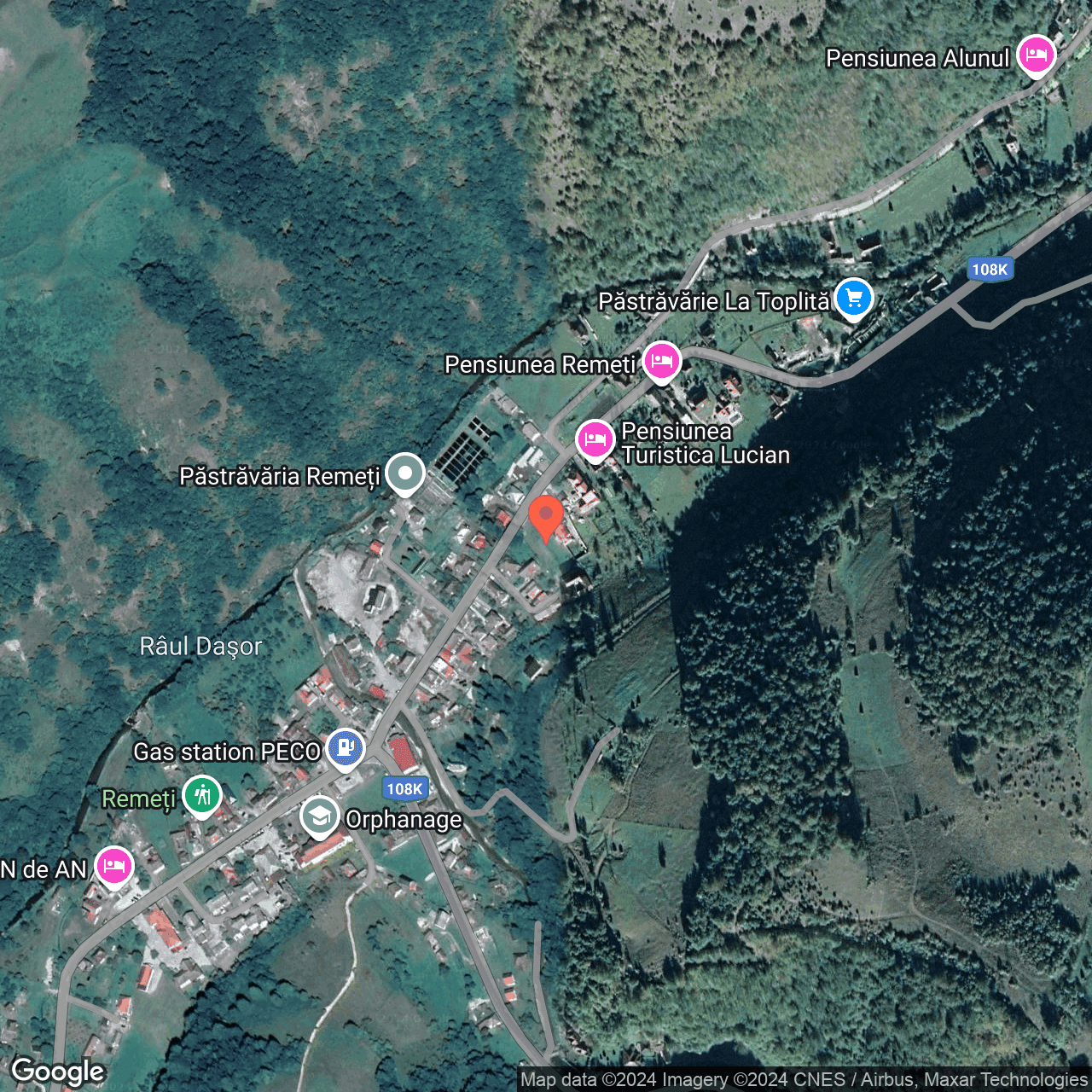 Poza harta hybrid, zoom 16, adresa Bulz Bihor, , judetul