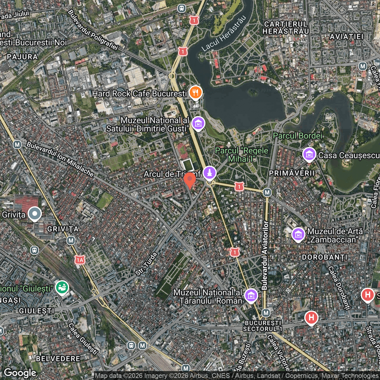 Poza harta hybrid, zoom 14, adresa București, Bld. Mărăști, Nr. 14, , judetul