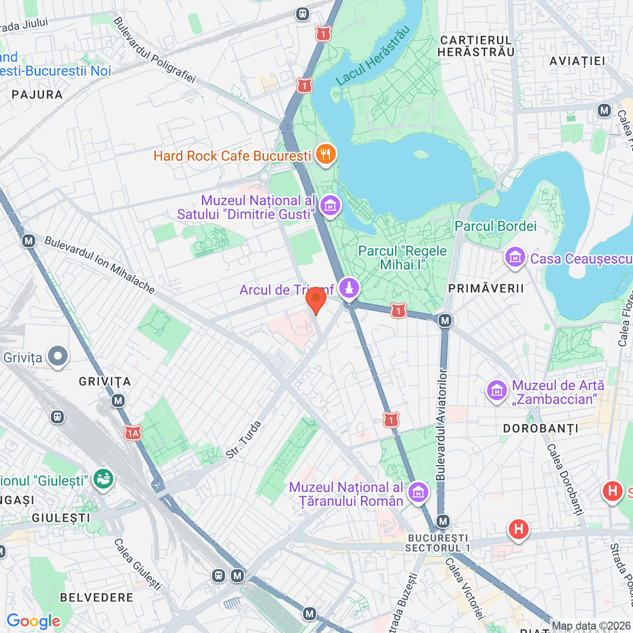 Poza harta streetview, zoom 14, adresa București, Bld. Mărăști, Nr. 14, , judetul