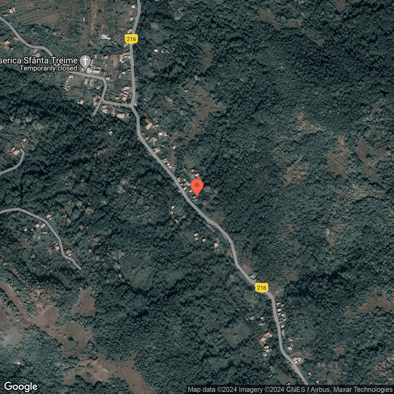 Poza harta hybrid, zoom 16, adresa Malureni, sat Toplita, , judetul