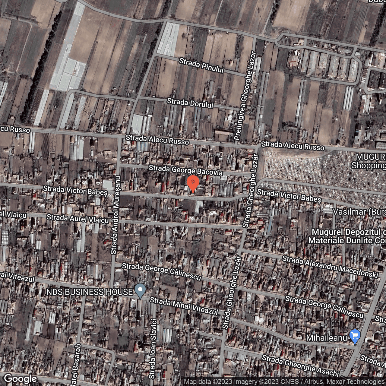 Poza harta hybrid, zoom 16, adresa Dabuleni, str. Victor Babes, nr. 6, , judetul