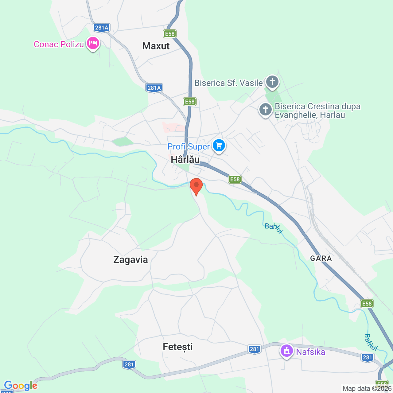 Poza harta streetview, zoom 14, adresa Scobinti Iasi, , judetul