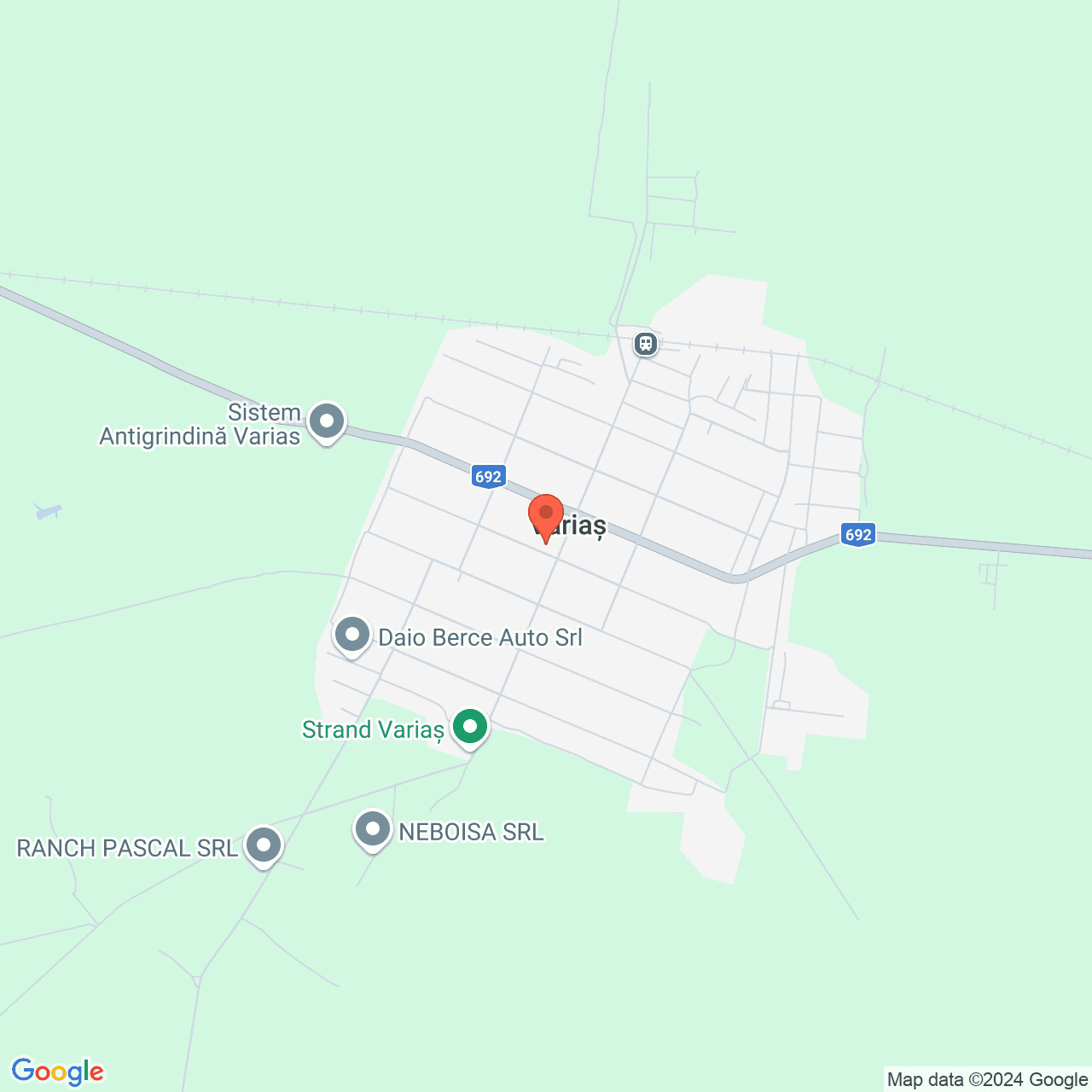 Poza harta streetview, zoom 14, adresa Varias Timis, , judetul