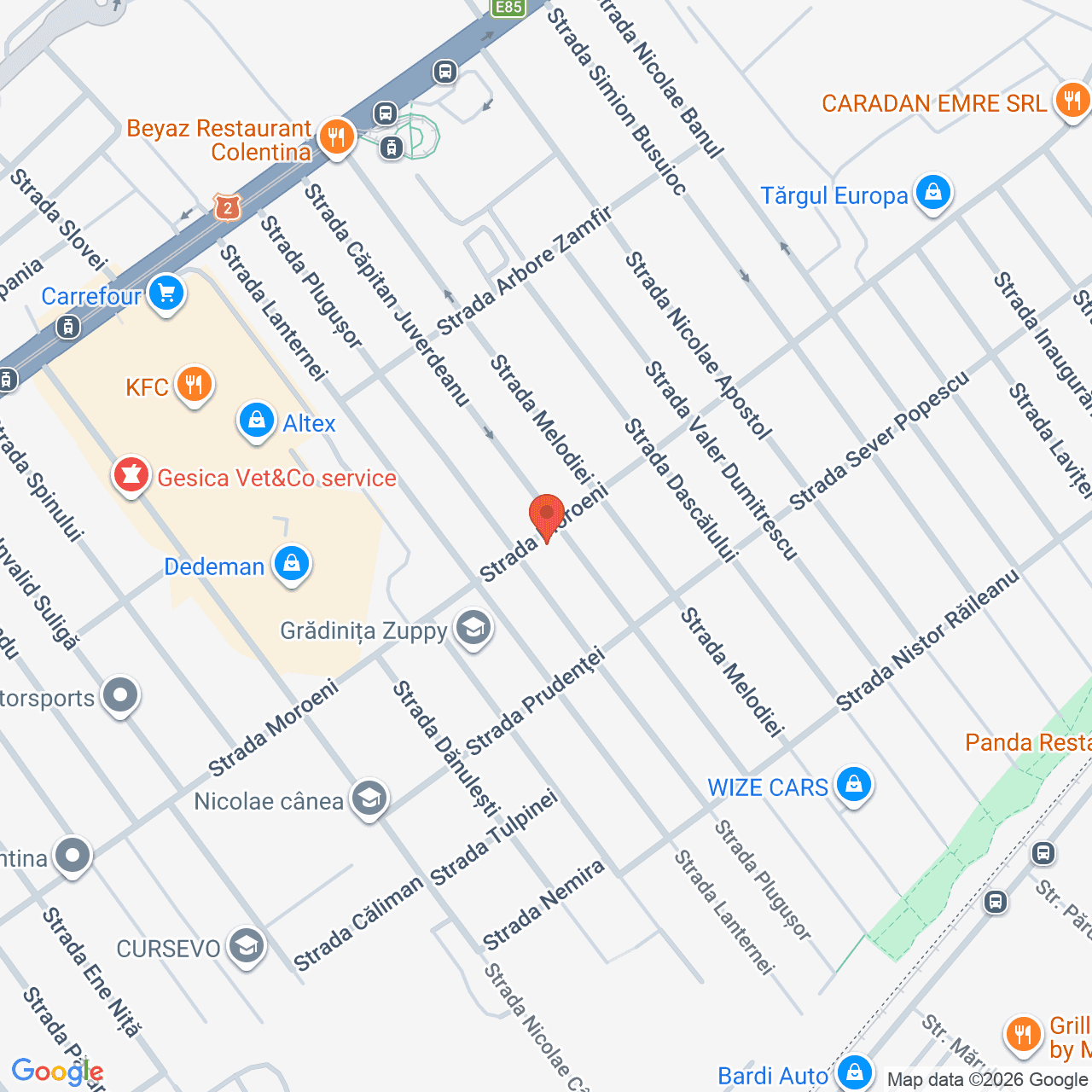 Poza harta streetview, zoom 16, adresa Str. Căpitan Juverdeanu, nr. 50 Bucuresti, , judetul