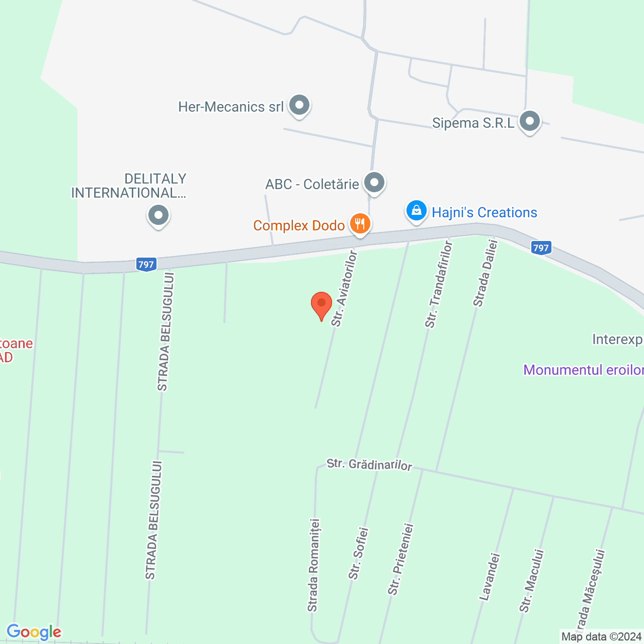 Poza harta streetview, zoom 16, adresa Santandrei Bihor, , judetul