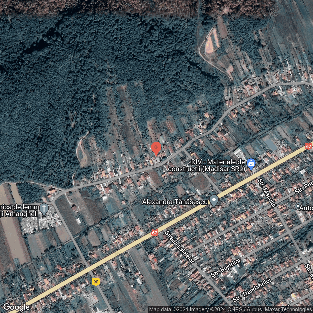 Poza harta hybrid, zoom 16, adresa Balesti Gorj, , judetul