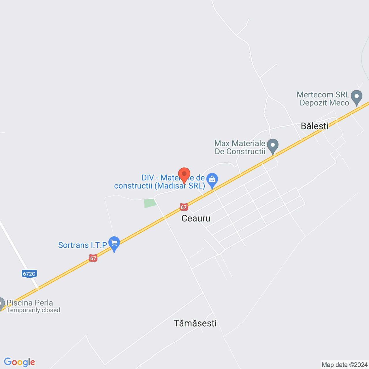 Poza harta streetview, zoom 14, adresa Balesti Gorj, , judetul