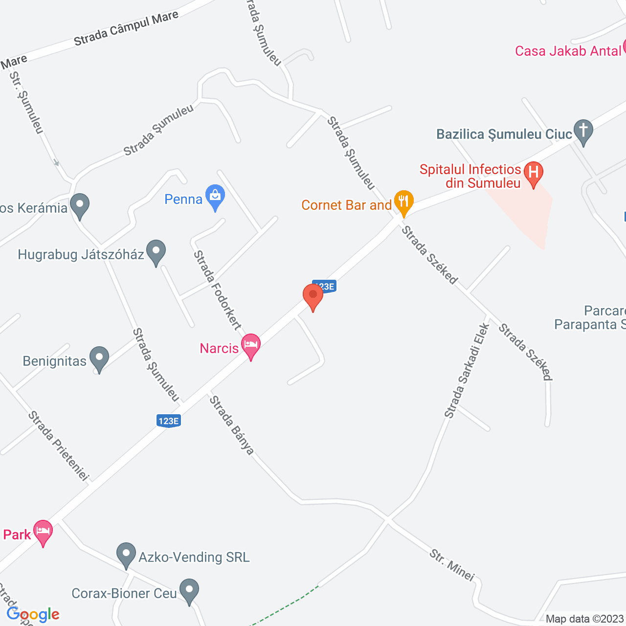 Poza harta streetview, zoom 16, adresa Miercurea-Ciuc, str.Szek, nr.102, , judetul
