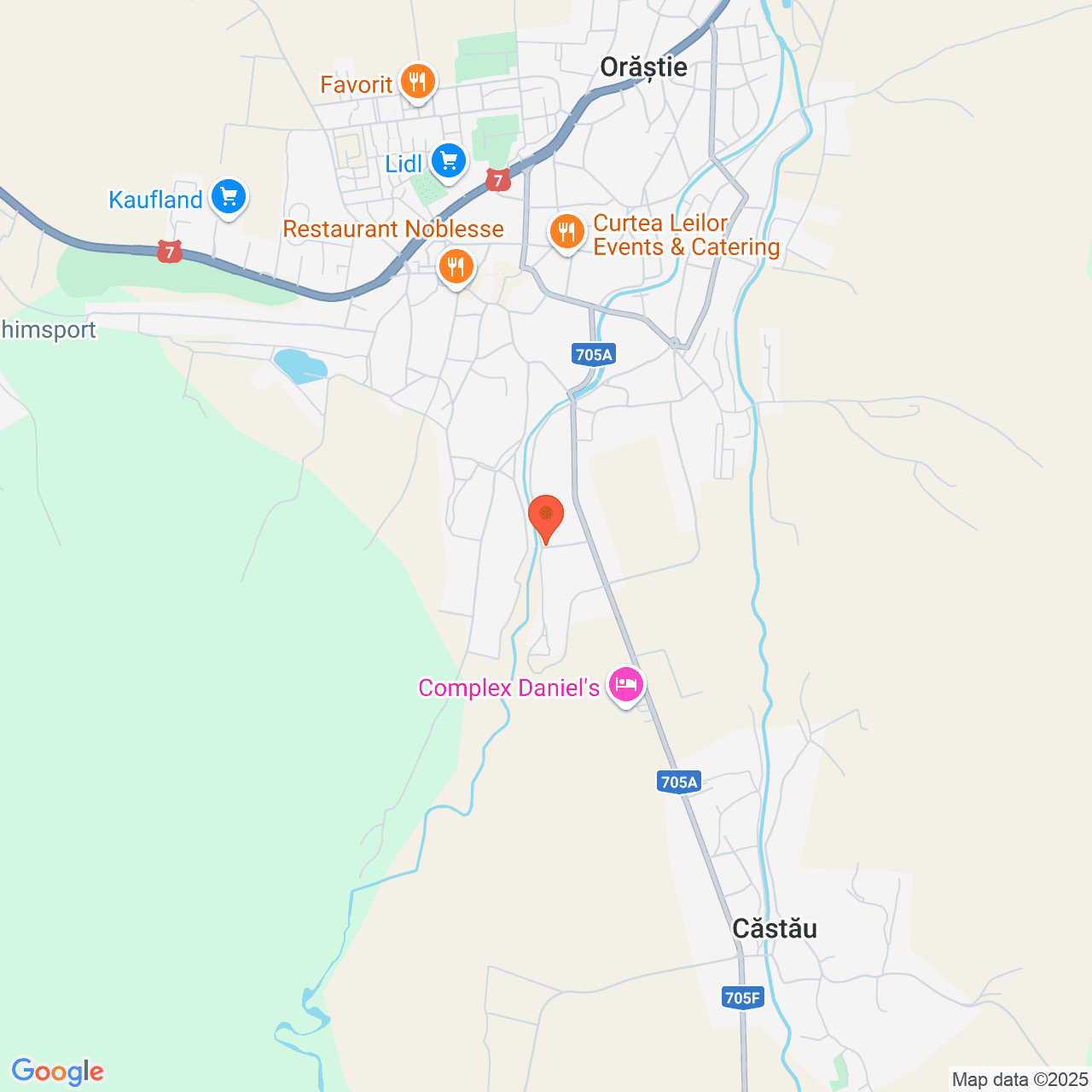 Poza harta streetview, zoom 14, adresa Orăștie, str. Horea, nr. 24A, , judetul