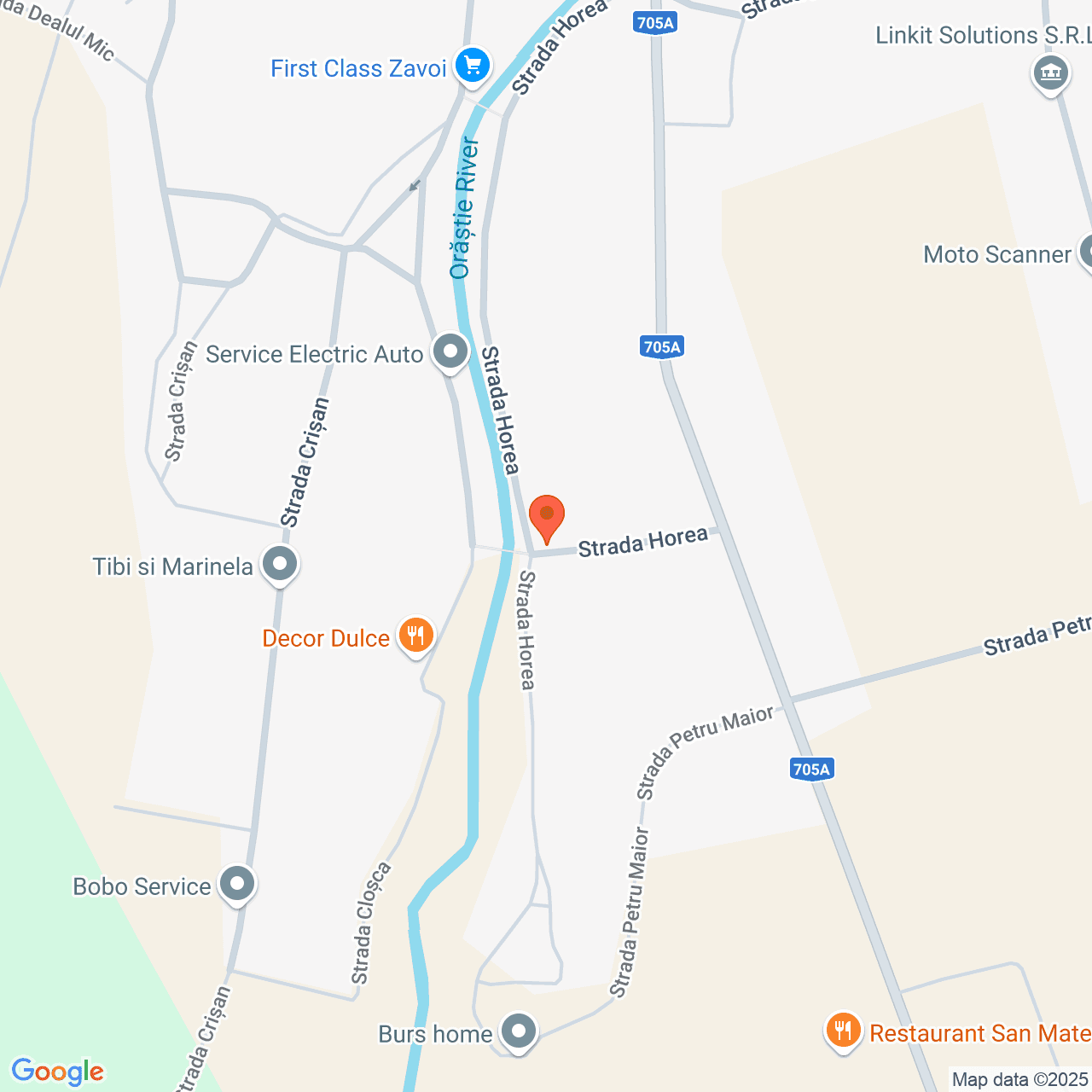 Poza harta streetview, zoom 16, adresa Orăștie, str. Horea, nr. 24A, , judetul